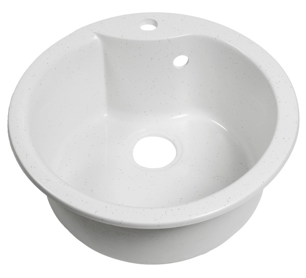 Мойка каменная S-2 Белый Крап (020-000025)